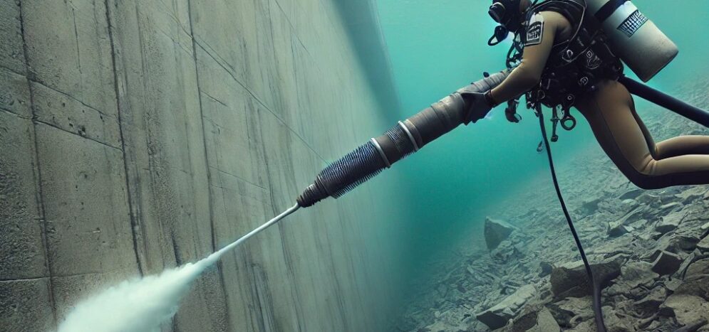 Hafenbau & Kaimauersanierung Visual Hafenbau, Spundwand- und Kaimauersanierung unter Wasser - Taucherteam TRITON