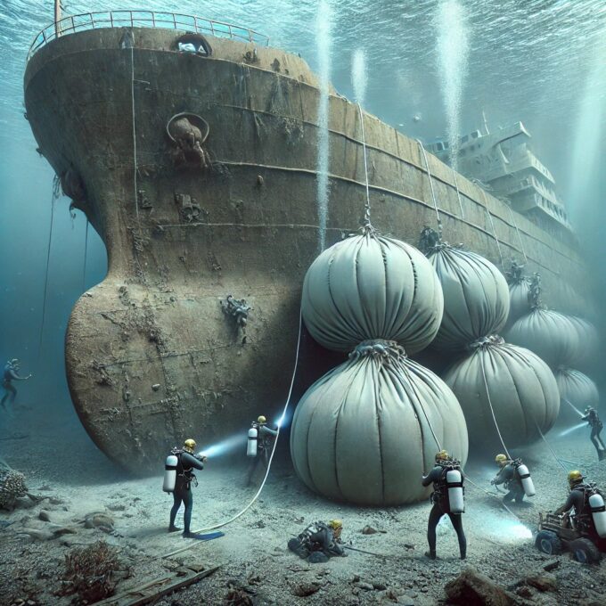 Kampfmittelsondierung & Underwater Ordnance Visual Kampfmittelsondierung und Bergungsarbeiten unter Wasser - Taucherteam TRITON